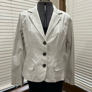 Talbots Light Gray Blazer